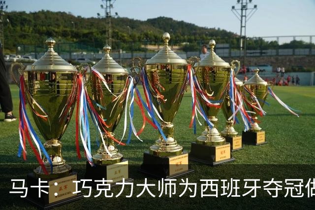 马卡：巧克力大师为西班牙夺冠做主题甜点